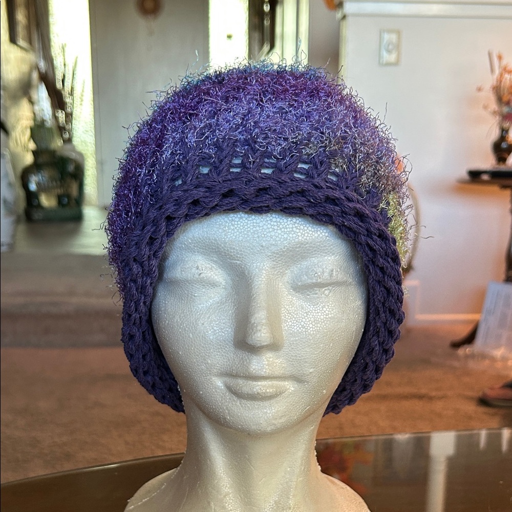 Purple Knit Beanie